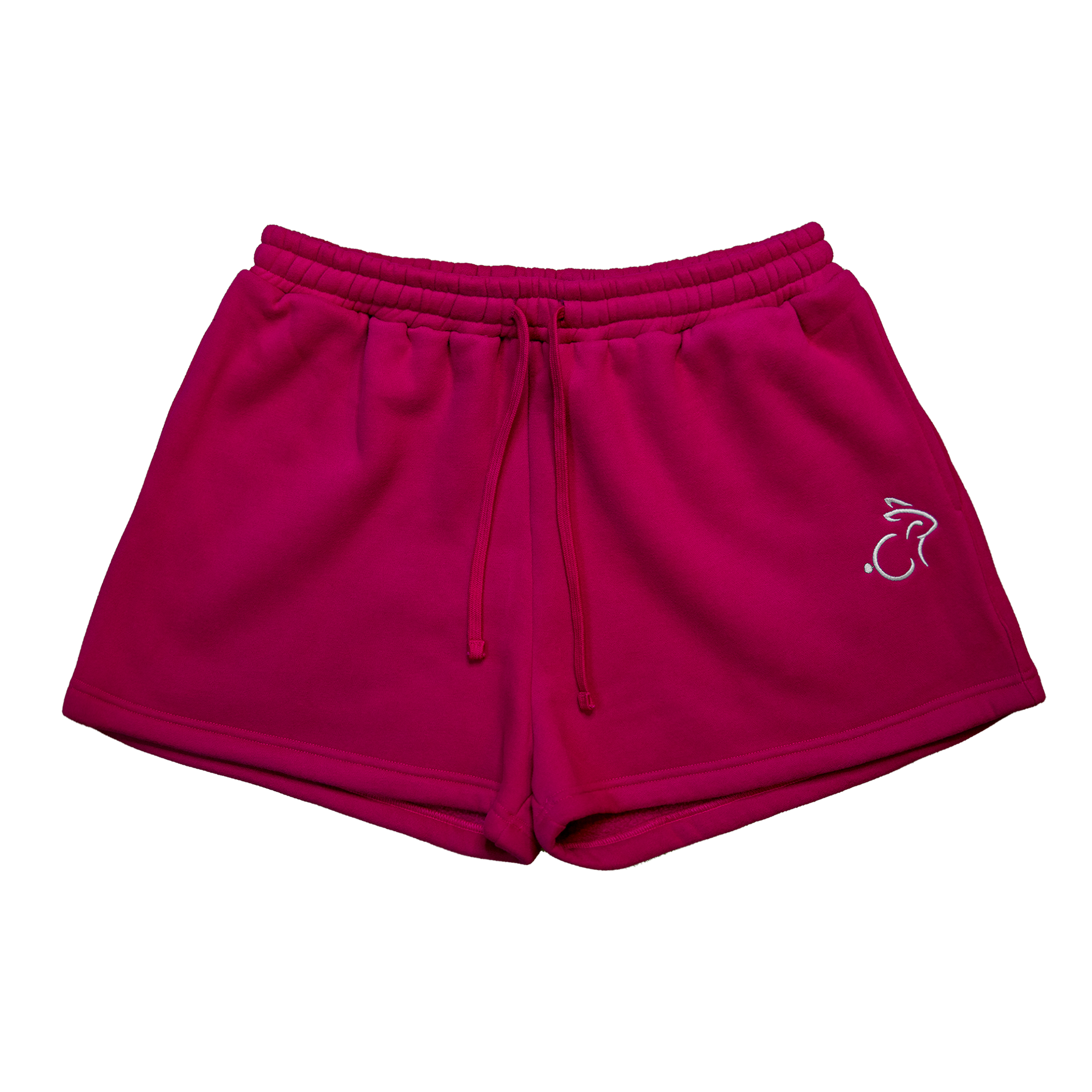 High Waisted Lounge Shorts - Pink