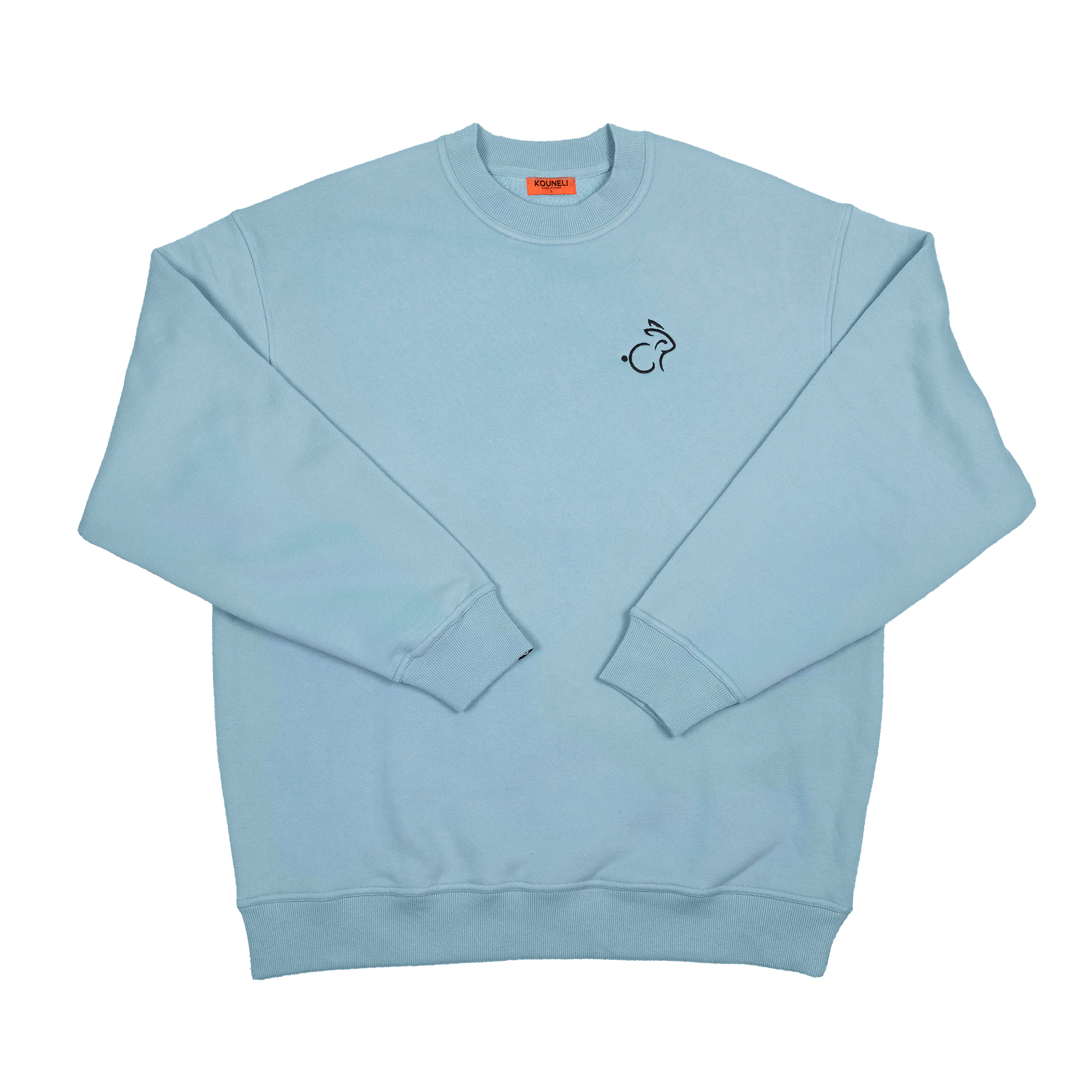 Rabbit Crewneck - Sky Blue