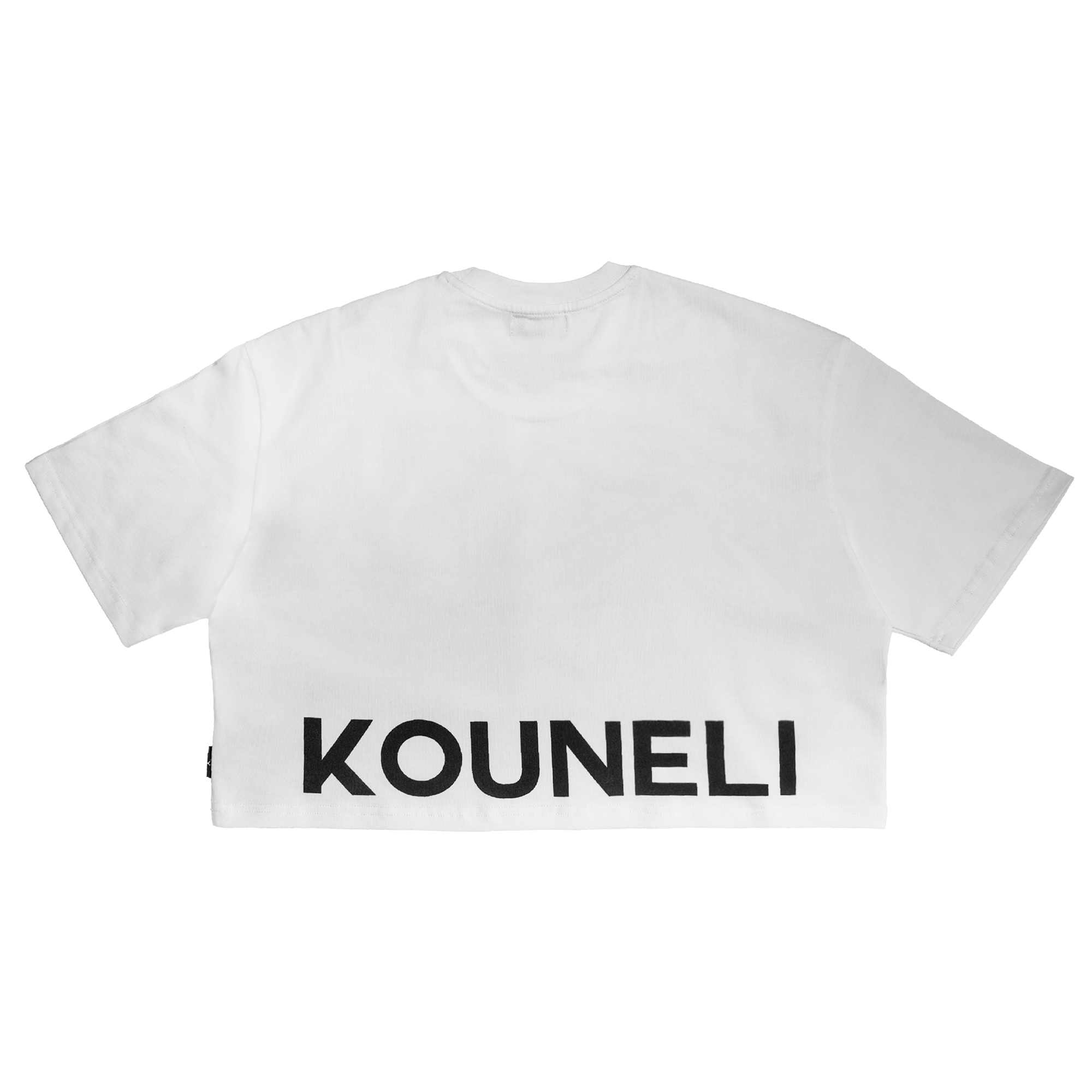 Binary Crop Top - White