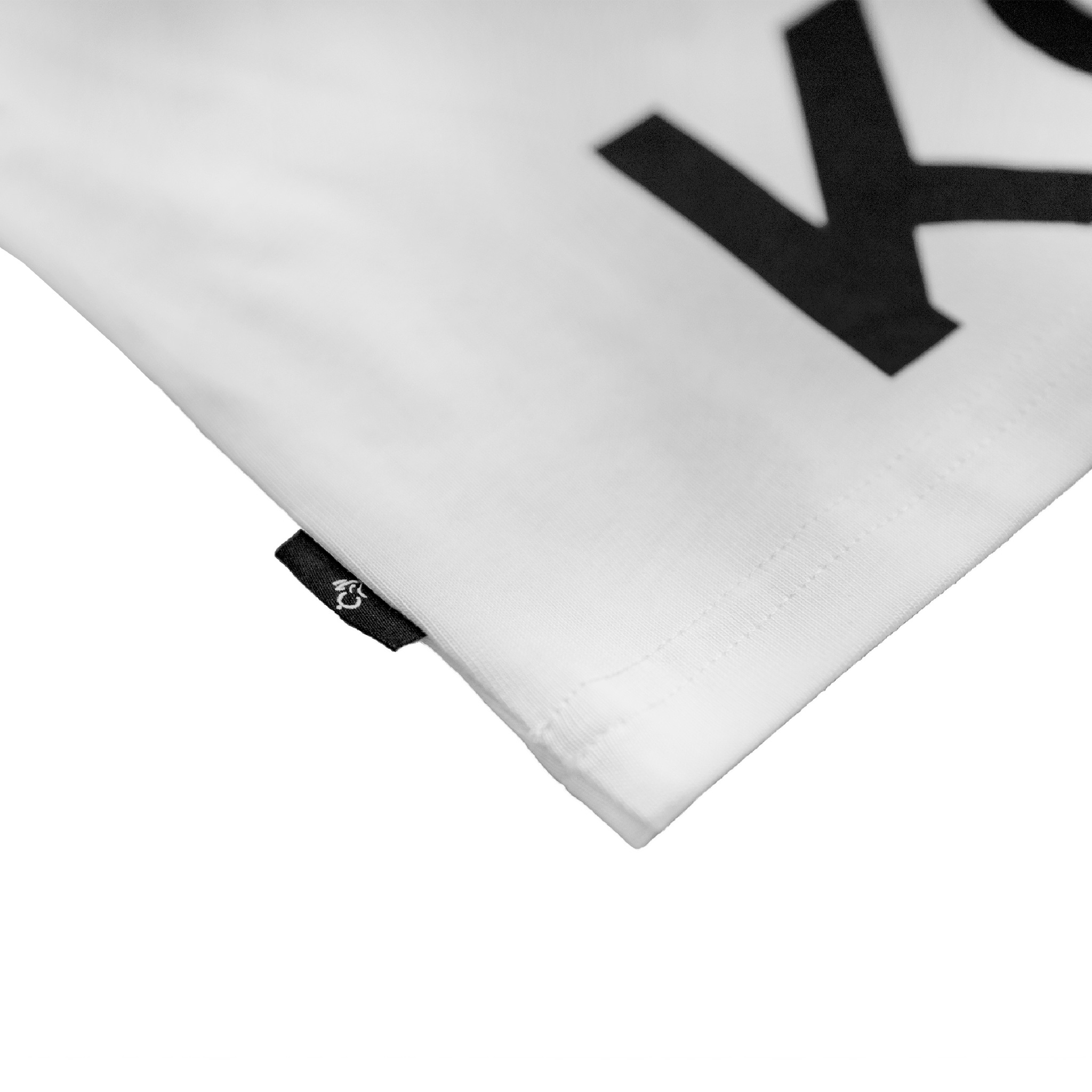 Binary Crop Top - White