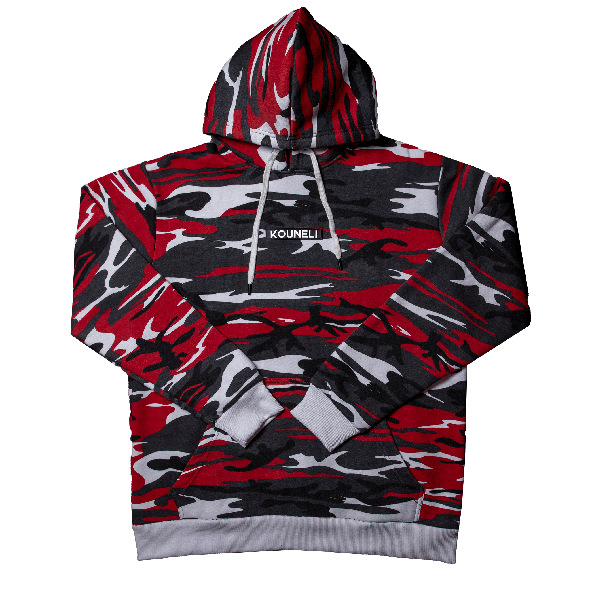 Patch Fleece Hoodie - Urban Camo