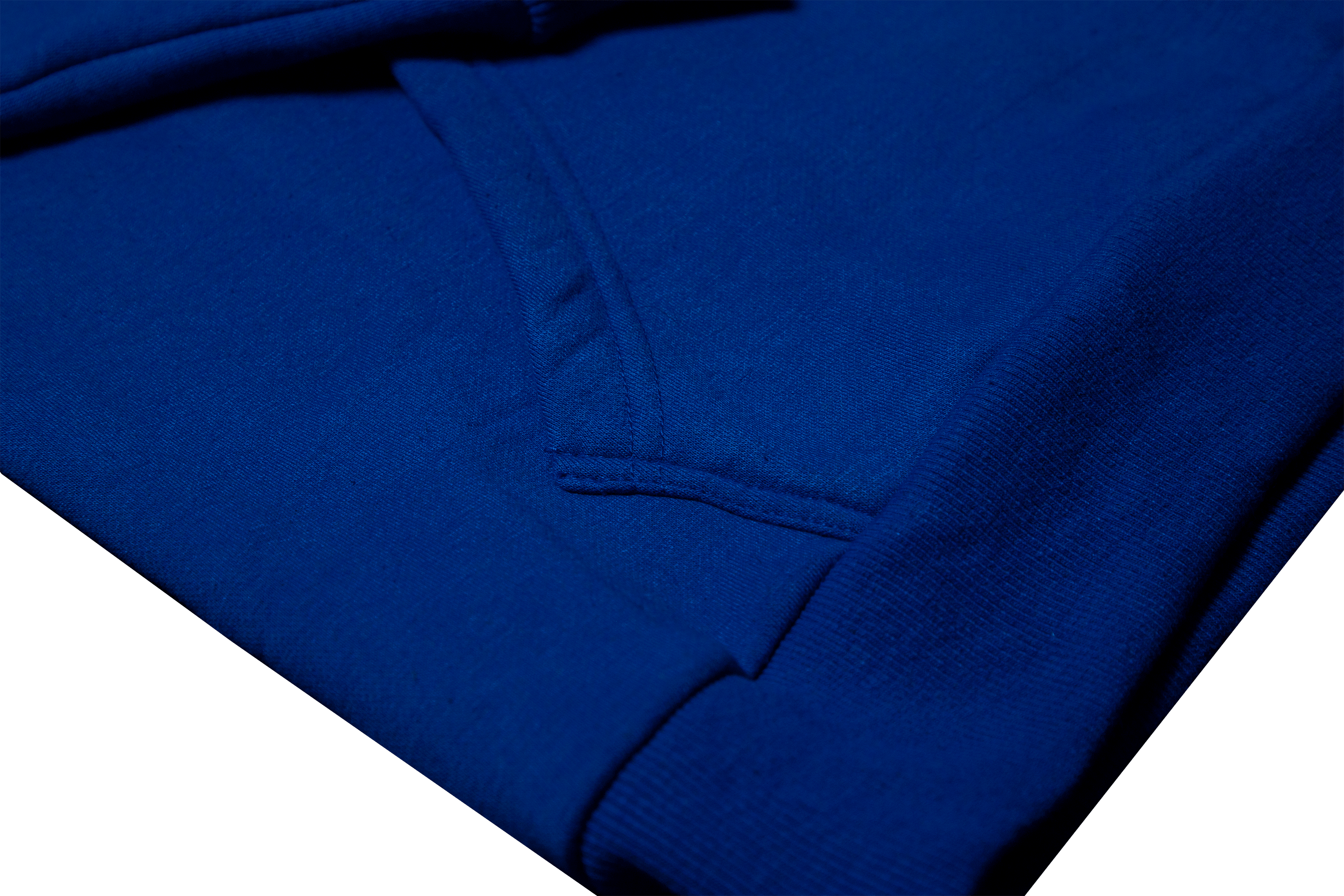 Patch Fleece Hoodie - Royal Blue