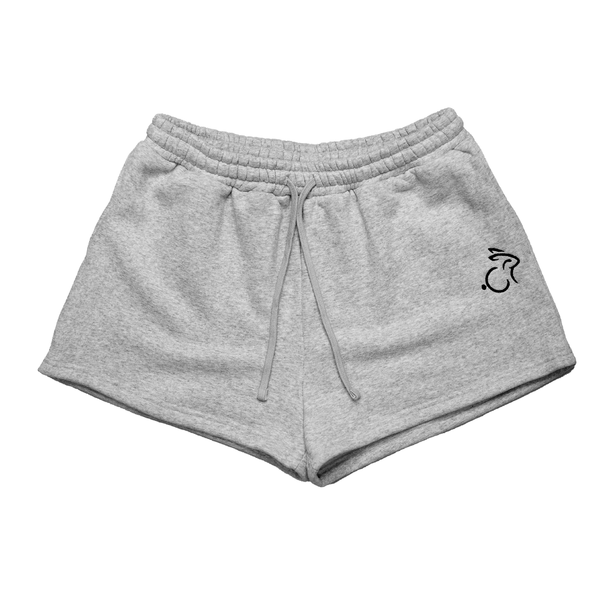 High Waisted Lounge Shorts - Grey High Waisted Lounge Shorts - Grey