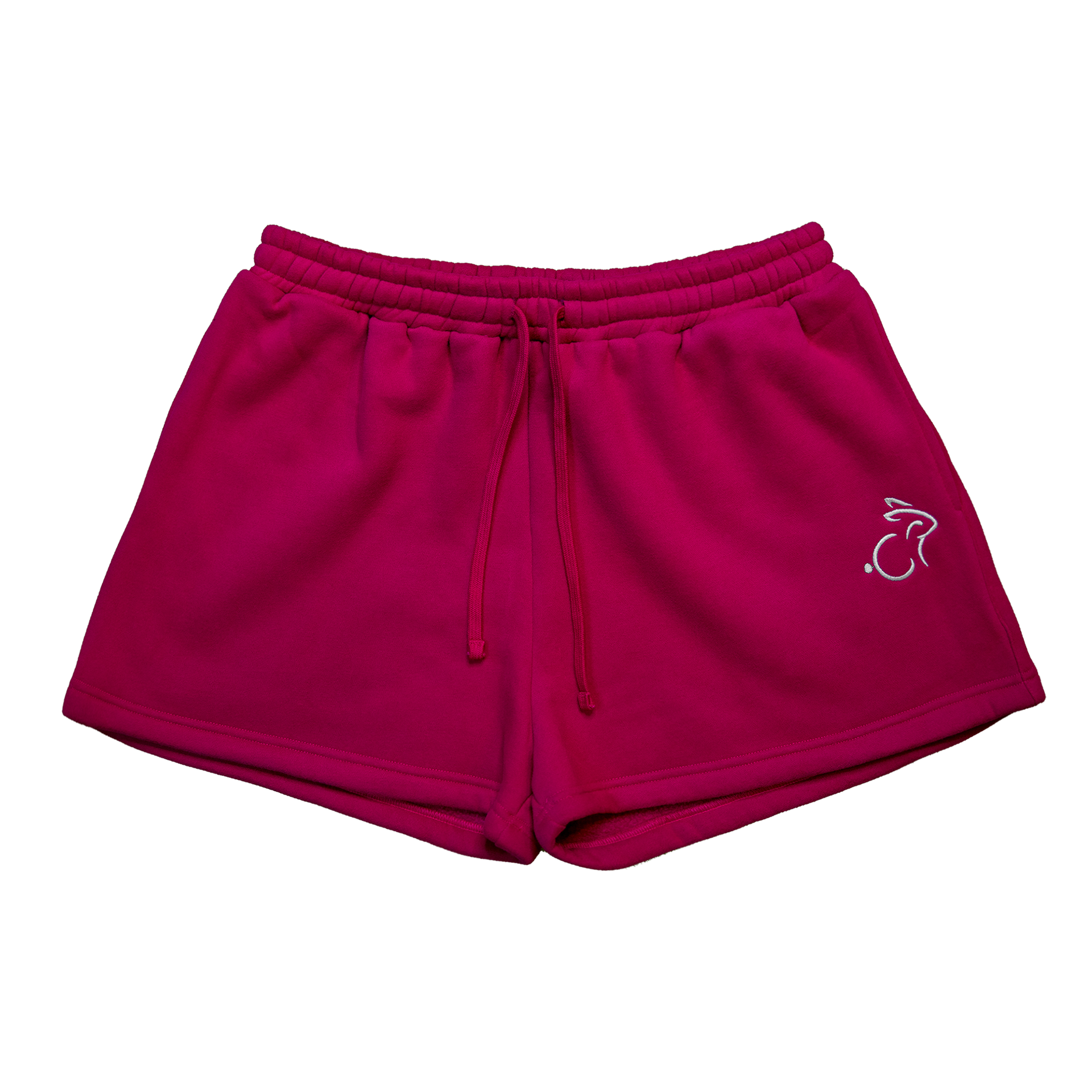 High Waisted Lounge Shorts - Pink