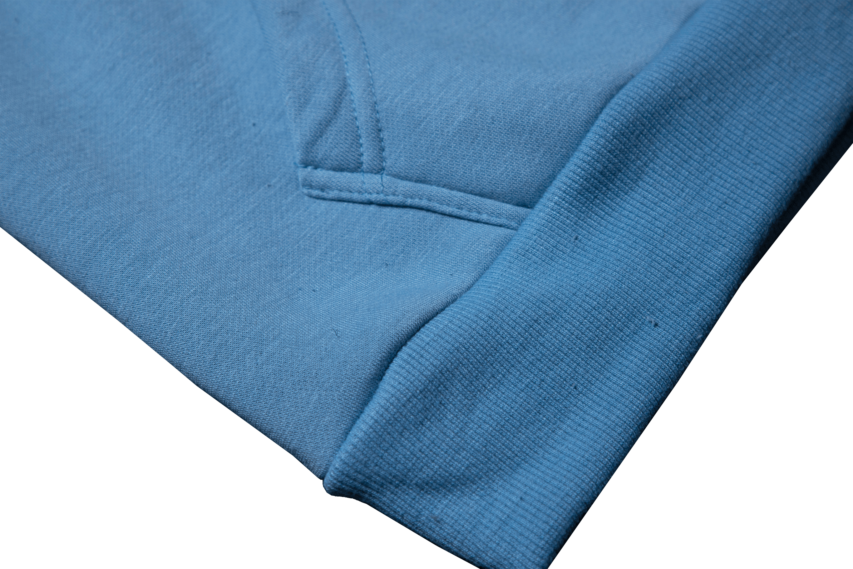 Patch Fleece Hoodie - Sky Blue